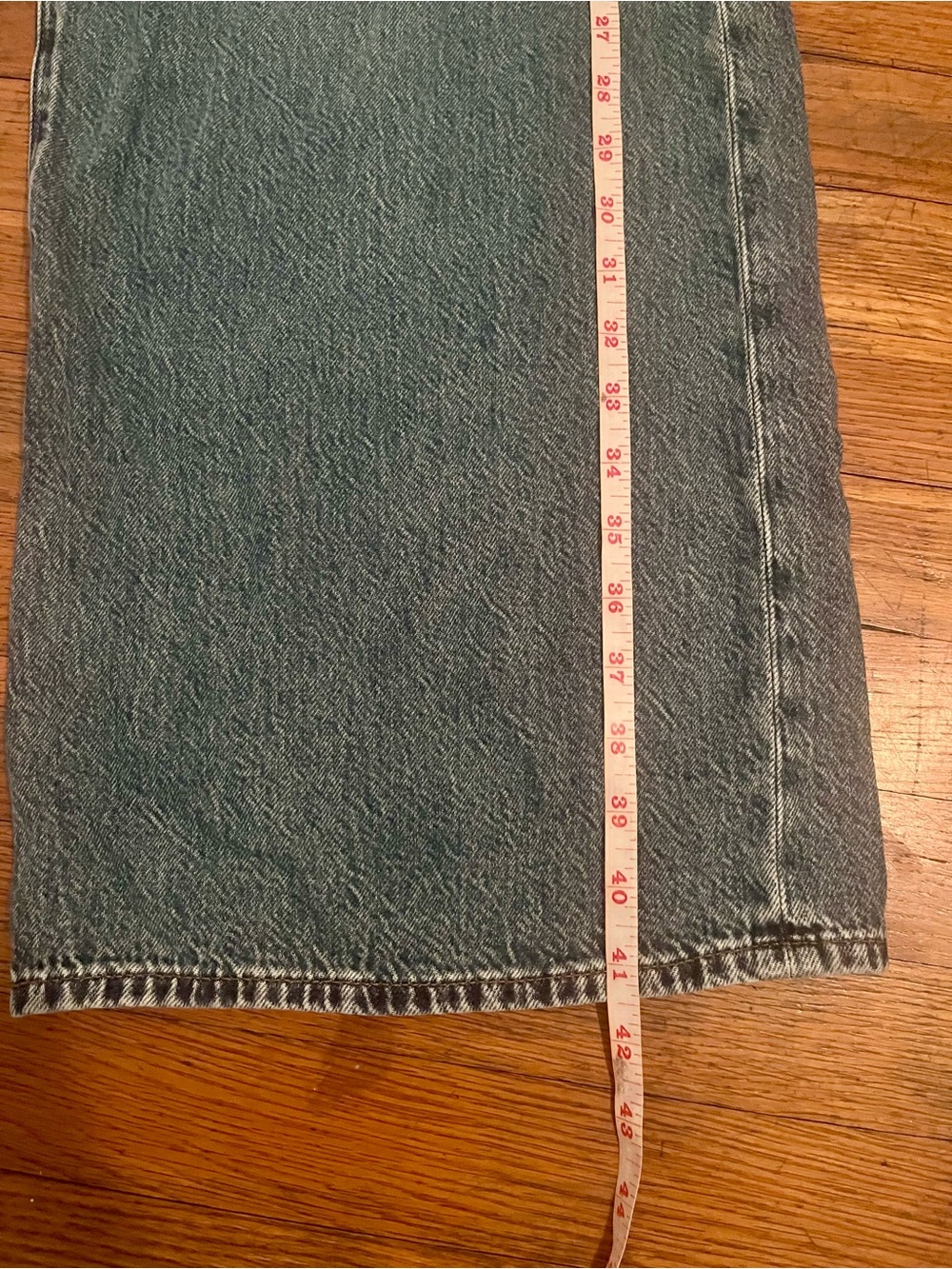Women’s Madewell Curvy Super wide leg 27 - Picture 6 of 8